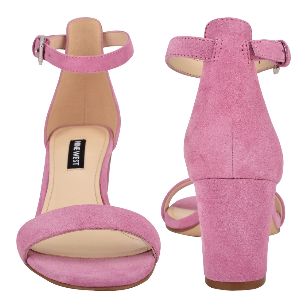 Nine West Pruce Ankle Strap Block Heel Sandal - Picture 3 of 10